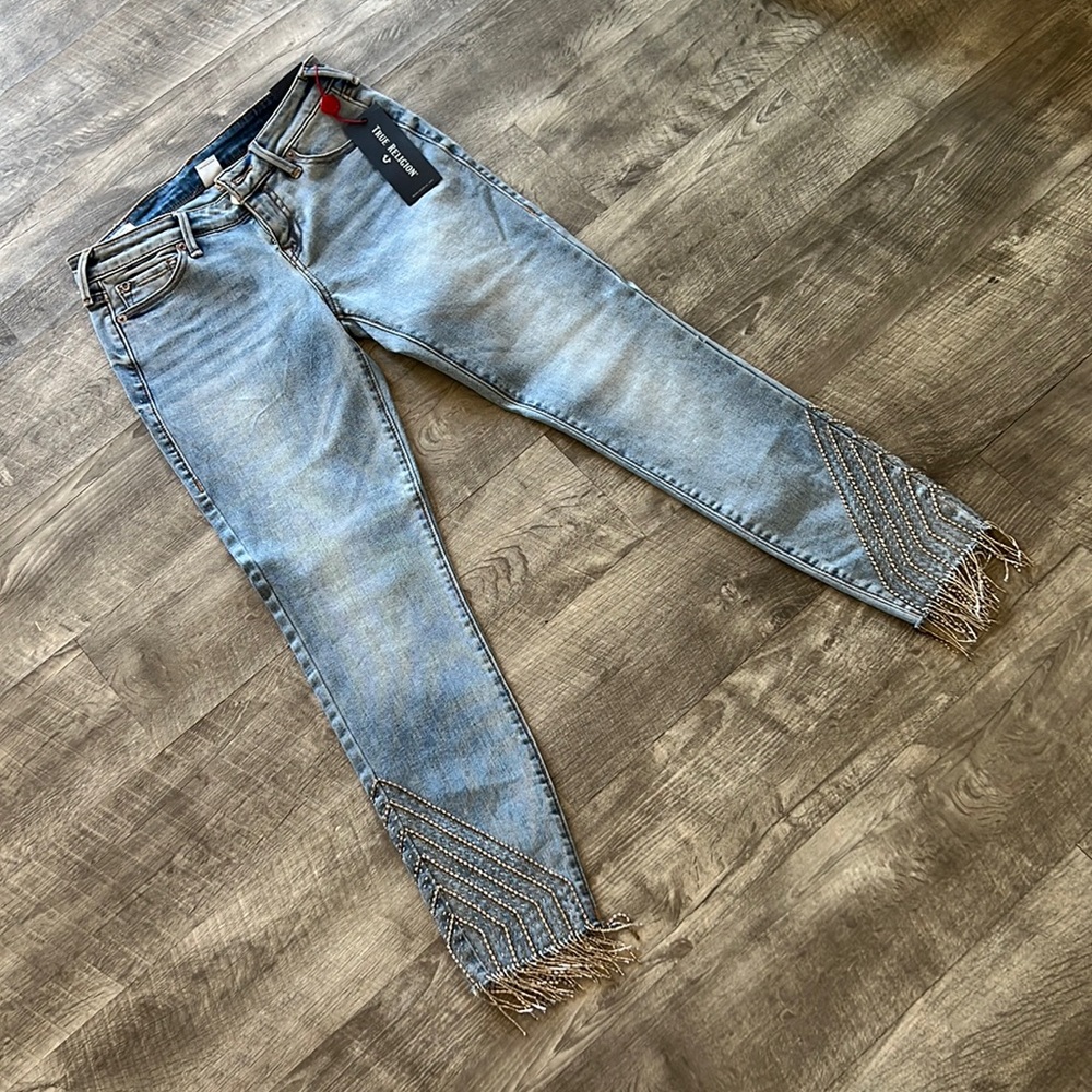 True Religion Halle Crystal Fringe